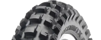Zbliżenie bieżnika Dunlop Geomax AT81 110/100-18 64 M Tył TT NHS