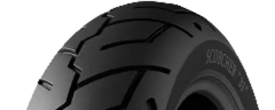 Zbliżenie bieżnika Michelin Scorcher 31 130/90B16 73 H Przód TL/TT M/C RF
