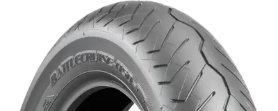 Zbliżenie bieżnika Bridgestone Battlecruise H50 130/90B16 67 H Przód TL