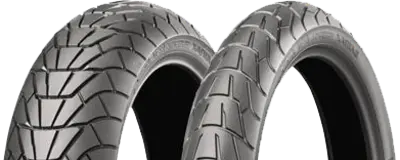 Zbliżenie bieżnika Bridgestone Battlax Adventurecross Scrambler AX41S 180/55R17 73 H Tył TL