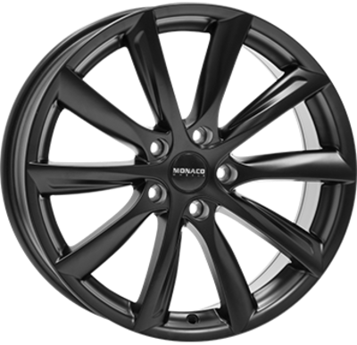 MONACO WHEELS Grand Prix 6 Matt Black 8,50x19 5x120,00 ET35,00