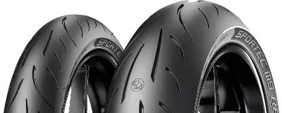 Zbliżenie bieżnika Metzeler Sportec M9 RR 120/70ZR19 60 W Przód TL