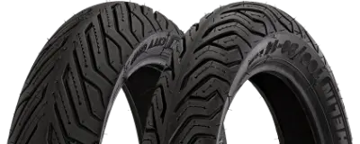 Zbliżenie bieżnika Michelin City Grip 2 120/70-10 54 L Tył TL M/C RF