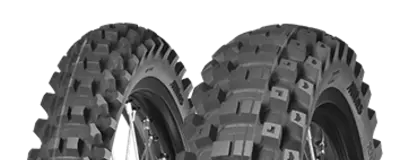 Zbliżenie bieżnika Mitas Terra Force - MX MH 60/100-12 36 M Przód TT NHS Red, Green Medium Hard
