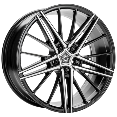 WRATH WHEELS WF-5 Black Polished 8,50x19 5x112,00 ET42,00