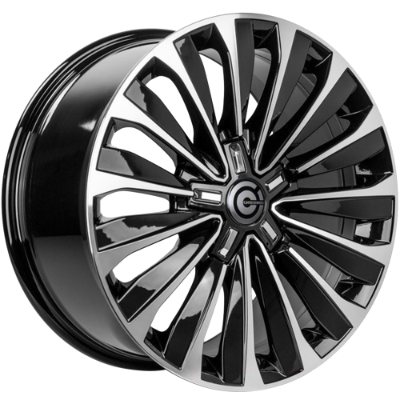 Carbonado Hamburg Black Polished 8,00x18 5x112,00 ET48,00