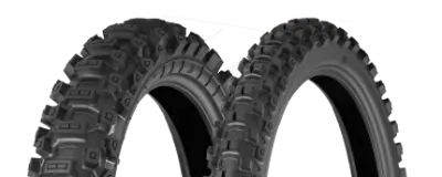Zbliżenie bieżnika Bridgestone Battlecross X31 110/100-18 64 M TT CASTLE BLOCK, COOLING FIN