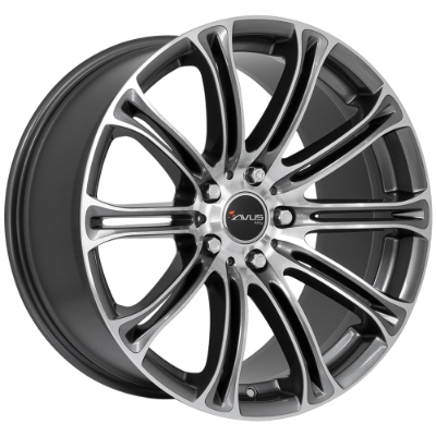 AVUS Racing AC-MB1 - Anthracite Polished 8,50x19 5x120,00 ET34,00