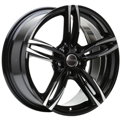 AVUS Racing AF15 - Black Polished 8,00x18 5x112,00 ET30,00