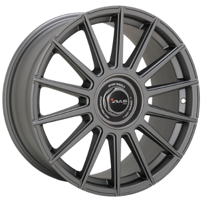 AVUS Racing AC-M09 - Matt Anthracite 8,00x18 5x112,00 / 5x120,00 ET30,00