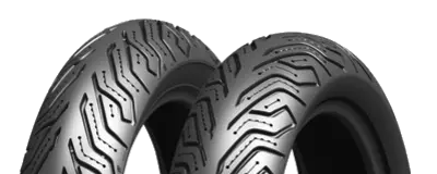 Zbliżenie bieżnika Michelin City Grip Saver 3.50-10 59 J Przód/Tył TL/TT