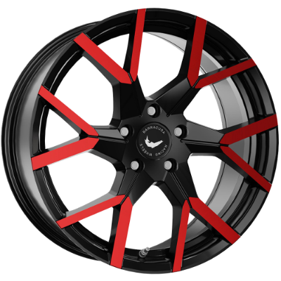 Barracuda TZUNAMEE EVO Gloss Black Red 8,50x19 5x112,00 ET38,00