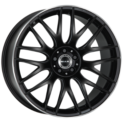 MAK Arrow-D Black Mirror Lip 9,50x20 5x112,00 ET43,00