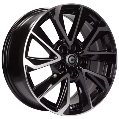 Carbonado Dynasty Black Polished 7,00x17 5x114,30 ET40,00