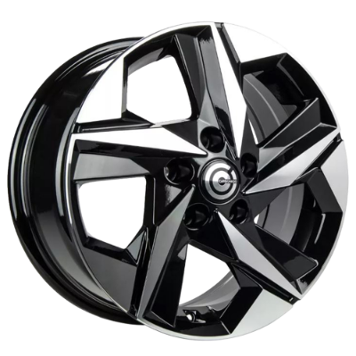 Carbonado Kioto Black Polished 7,50x17 5x114,30 ET45,00