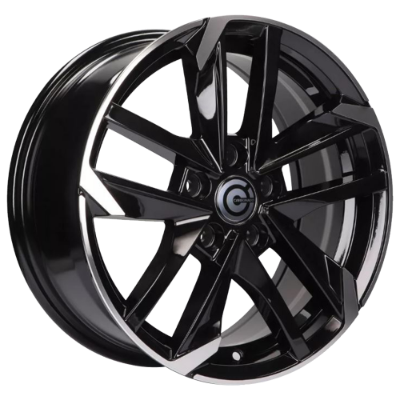 Carbonado Rennes Black Polished 6,50x15 4x108,00 ET25,00
