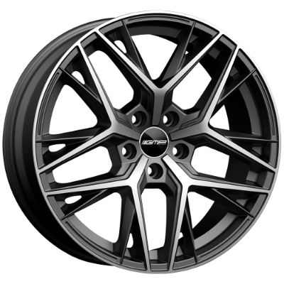 GMP Italia LUNICA Matt Anthracite Diamond 7,50x18 5x110,00 ET40,00