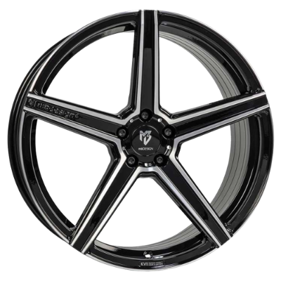 mbDESIGN KV1S Black Polished 9,50x20 5x112,00 ET40,00