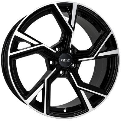 PLATIN Wheels P 100 Black Polished 8,00x18 5x112,00 ET40,00