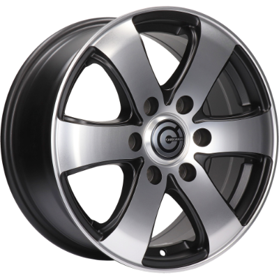 Carbonado Mammuth Matt Black Polished 7,00x16 6x130,00 ET50,00