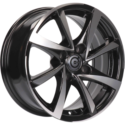 Carbonado Marseille Black Polished 6,50x15 4x108,00 ET25,00