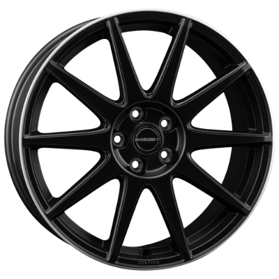 Borbet GTX black matt rim silver 8,00x19 5x114,30 ET40,00