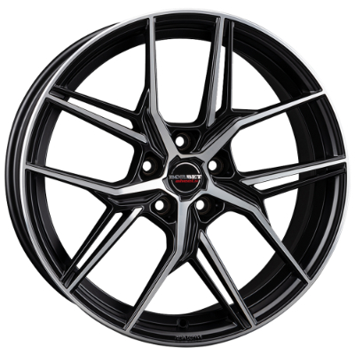 Borbet QX black polished matt 8,00x19 5x112,00 ET49,00