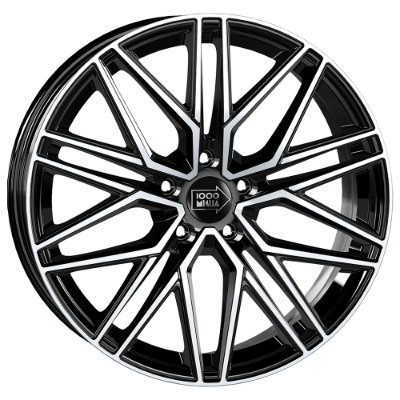 Mille Miglia MM1023 Black Polished 8,00x18 5x108,00 ET45,00