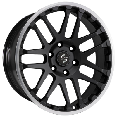 Eta Beta Combat Matt Black Lip Polished 8,00x18 5x120,00 ET45,00
