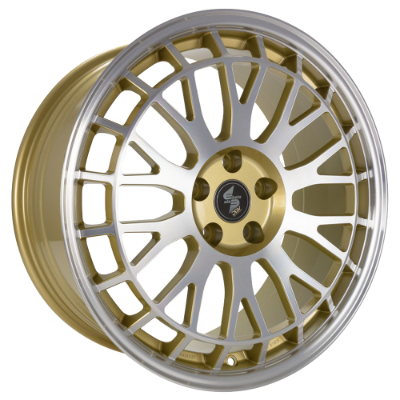 Eta Beta Unit Gold Lip Spokes Polished 8,50x19 5x112,00 ET25,00