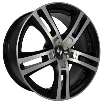 Eta Beta Uriel Matt Black Polished Cap Inox 9,00x20 5x112,00 ET30,00