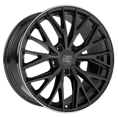 MSW 44 Gloss Black Diamond Lip 8,50x20 5x108,00 ET40,00