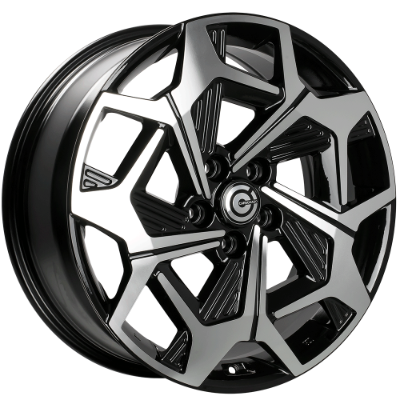 Carbonado Bullet Black Polished 7,50x19 5x114,30 ET49,00