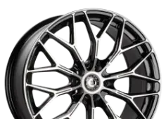 WRATH WHEELS WF-16 Black Polished