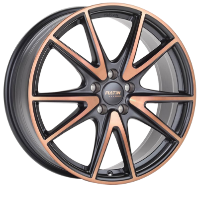 PLATIN Wheels P 99 Matt Black Copper 8,00x19 5x112,00 ET47,00