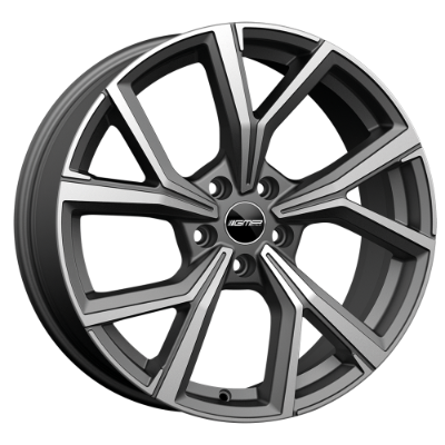 GMP Italia MENTOR Matt Anthracite Diamond 7,00x17 5x100,00 ET45,00