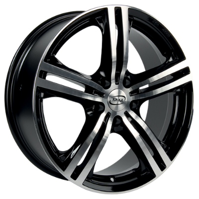 MIM MILANO EVO Black Polished 6,50x15 5x110,00 ET38,00