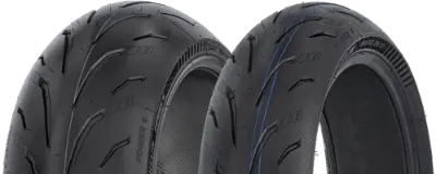 Zbliżenie bieżnika Michelin Power 6 110/70ZR17 (54 W) Przód TL