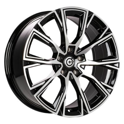 Carbonado Trophy Black Polished 8,00x19 5x120,00 ET30,00