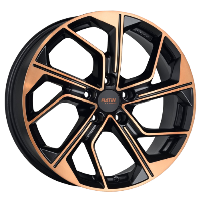 PLATIN Wheels P 116 Black Copper Polished 8,00x18 5x112,00 ET40,00