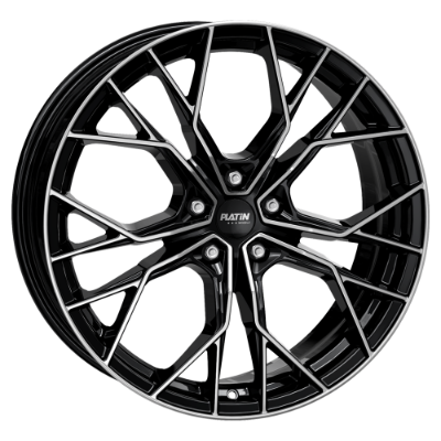 PLATIN Wheels P 118 Black Polished 8,00x18 5x108,00 ET42,00