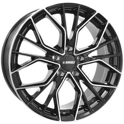 itWHEELS Tiara Black Polished 8,00x18 5x114,30 ET45,00