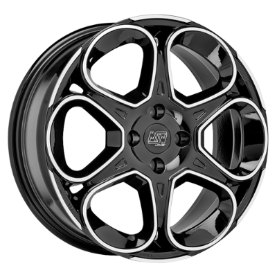 MSW 83 Black Polished 7,00x17 4x108,00 ET32,00
