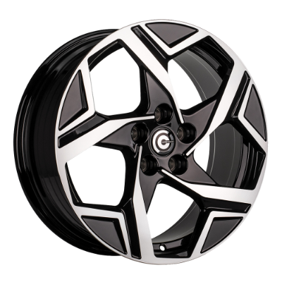 Carbonado Whistle Black Polished 7,00x17 5x114,30 ET40,00