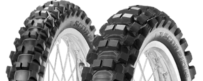 Zbliżenie bieżnika Pirelli Scorpion MX Extra X 110/90-19 62 M Tył TT NHS