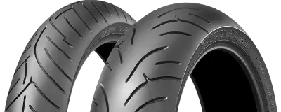 Zbliżenie bieżnika Bridgestone BT 023 120/70ZR18 (59 W) Przód TL M/C