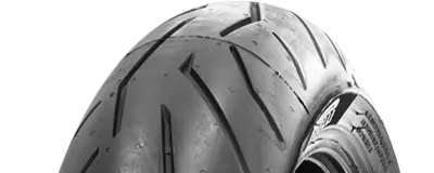 Zbliżenie bieżnika Pirelli Diablo Rosso II 120/70ZR17 (58 W) Przód TL M/C D