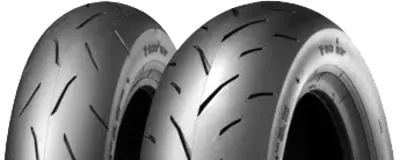 Zbliżenie bieżnika Dunlop TT93 GP 90/90-10 50 J Przód/Tył TL