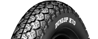 Zbliżenie bieżnika Dunlop K70 4.00-18 64 S Tył TT