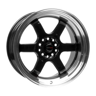 Japan Racing JR12 Black 7,50x15 4x100,00 / 4x114,30 ET26,00